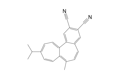 10-Isopropyl-7-methylbenzo[a]heptalene-2,3-dicarbonitrile