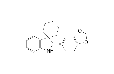 (S)-2'-(3,4-methylenedioxyphenyl)spiro[cyclohexane-1,3'-indoline]