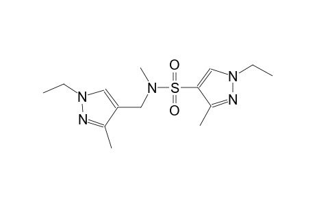 1H-pyrazole-4-sulfonamide, 1-ethyl-N-[(1-ethyl-3-methyl-1H-pyrazol-4-yl)methyl]-N,3-dimethyl-