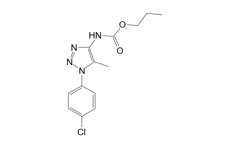 Propyl (1-(4-chlorophenyl)-5-methyl-1H-1,2,3-triazol-4-yl)carbamate