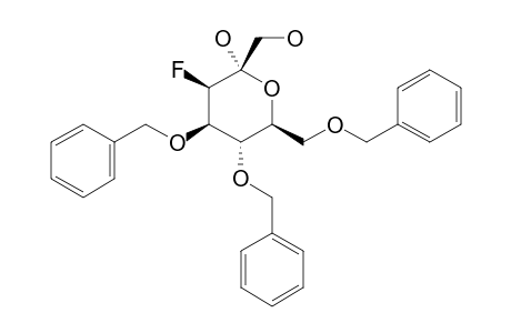 4,5,7-TRI-O-BENZYL-3-DEOXY-3-FLUORO-ALPHA-D-GLYCERO-D-LYXO-HEPT-2-ULOPYRANOSIDE