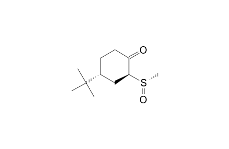 [2R*,4S*,(S)R*]-4-(1,1-dimethylethyl)-2-(methylsulfinyl)cyclohexanone