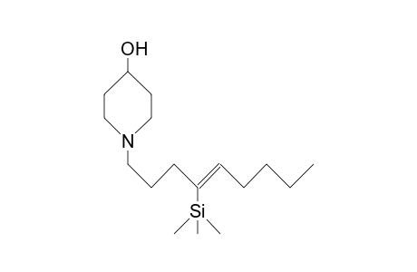 4-Hydroxy-1-([Z]-4-trimethylsilyl-4-nonenyl)-piperidine