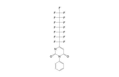 3-PHENYL-6-PENTADECAFLUOROHEPTYL-2,4-PYRIMIDINDIONE