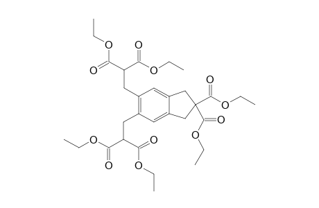 Diethyl 2,2-di(.alpha.-ethoxycarbonyl)-5,6-indanedi(.alpha.-ethoxycarbonylpropanoate)