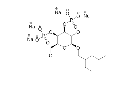 2-(PROPYL)-PENTYL-3,4-BISPHOSPHO-BETA-D-GALACTOPYRANOSIDE-TETRASODIUM-SALT