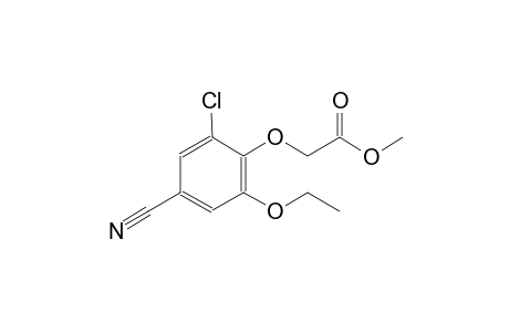 methyl (2-chloro-4-cyano-6-ethoxyphenoxy)acetate