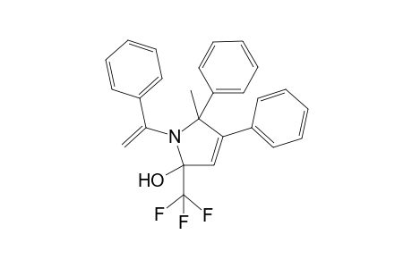 (cis OR trans)-4,5-Diphenyl-5-methyl-1-(1'-phenylethenyl)-2-(trifluoromethyl)-2,5-dihydro-1H-pyrrol-2-ol