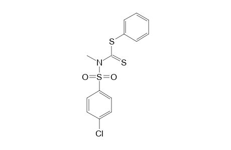 [(4-chlorophenyl)sulfonyl-methyl-amino]methanedithioic acid phenyl ester