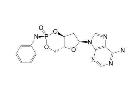 2'-DEOXYADENOSINE-3',5'-CYCLIC-N-PHOSPHORANILIDATE,ISOMER-#2