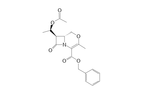 Benzyl (.alpha.-R)-3-(1'-acetoxyethyl)-3-methyl-2-isoxacephem-4-carboxylate