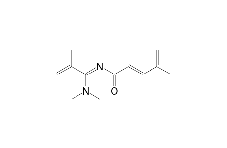 2,4-Pentadienamide, N-[1-(dimethylamino)-2-methyl-2-propenylidene]-4-methyl-, (?,E)-