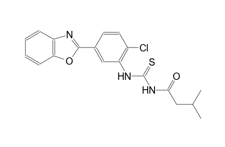 N-[5-(1,3-benzoxazol-2-yl)-2-chlorophenyl]-N'-(3-methylbutanoyl)thiourea