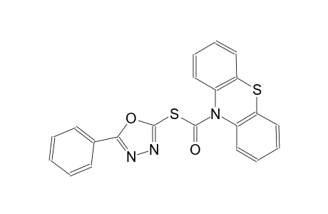 S-(5-phenyl-1,3,4-oxadiazol-2-yl) 10H-phenothiazine-10-carbothioate