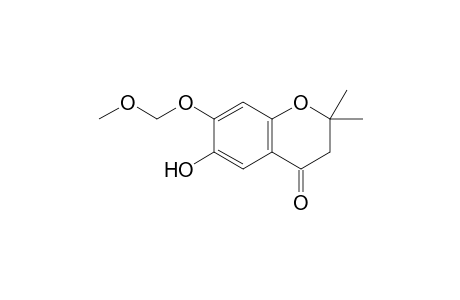 2,2-Dimethyl-6-hydroxy-7-(methoxymethoxy)-4-chromanone