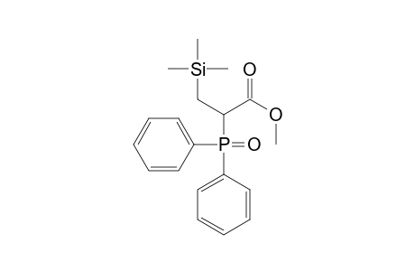 Propanoic acid, 2-(diphenylphosphinyl)-3-(trimethylsilyl)-, methyl ester