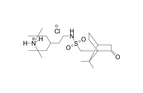 piperidinium, 4-[2-[[[(7,7-dimethyl-2-oxobicyclo[2.2.1]hept-1-yl)methyl]sulfonyl]amino]ethyl]-2,2,6,6-tetramethyl-, chloride