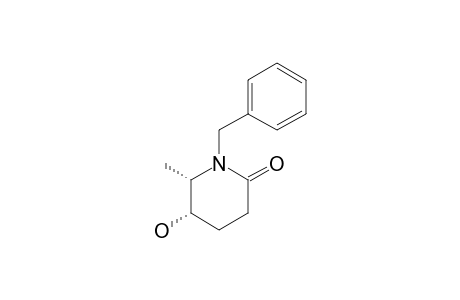 (CIS)-(-)-(5S,6S)-1-BENZYL-5-HYDROXY-6-METHYLPIPERIDIN-2-ONE