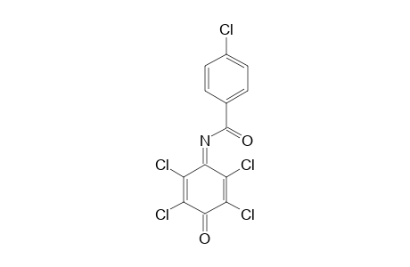 N-(PARA-CHLOROBENZOYL)-2,3,5,6-TETRACHLORO-1,4-BENZOQUINONE-IMINE