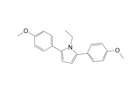 1H-Pyrrole, 1-ethyl-2,5-bis(4-methoxyphenyl)-