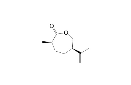 (3R,6R)-3-Methyl-6-isopropenyl-2-oxo-oxepanone
