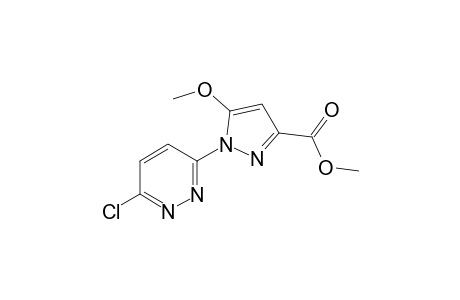 1-(6-chloro-3-pyridazinyl)-5-methoxypyrazole-3-carboxylic acid, methyl ester