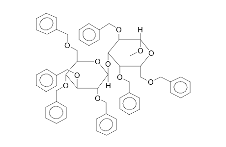 METHYL 2,4,6-TRI-O-BENZYL-3-O-(2,3,4,6-TETRA-O-BENZYL-BETA-D-GLUCOPYRANOSYL)-BETA-D-GALACTOPYRANOSIDE