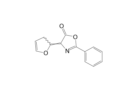 4-[2(3H)-furylidene]-2-phenyl-2-oxazolin-5-one