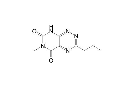 6-Methyl-3-propylpyrimido[5,4-e][1,2,4]triazine-5,7(6H,8H)-dione