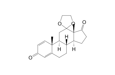 (8'R,9'S,10'R,13'S,14'S)-10',13'-dimethylspiro[1,3-dioxolane-2,12'-6,7,8,9,11,14,15,16-octahydrocyclopenta[a]phenanthrene]-3',17'-dione