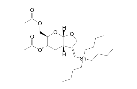 (1S,3R,4S,6S)-4-endo-Acetoxy-3-exo-acetoxymethyl-7-(Z-tri-n-butylstannylmethylene)-2,9-dioxabicyclo[4.3.0]nonane