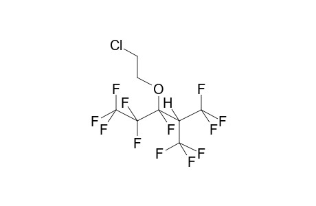 2-TRIFLUOROMETHYL-3-BETA-CHLOROETHOXY-1,1,1,3,4,4,5,5,5-NONAFLUOROPENTANE