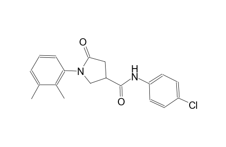 3-pyrrolidinecarboxamide, N-(4-chlorophenyl)-1-(2,3-dimethylphenyl)-5-oxo-