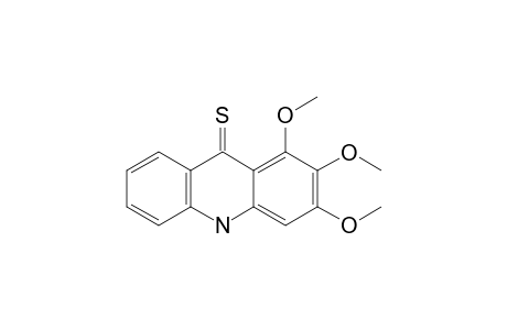 1,2,3-Trimethoxy-9-thioxo-acridine