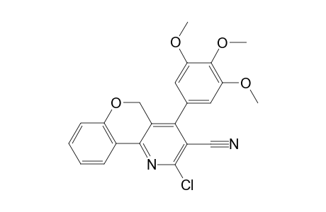 2-Chloro-4-(3,4,5-trimethoxyphenyl)-5H-chromeno[4,3-b]pyridine-3-carbonitrile