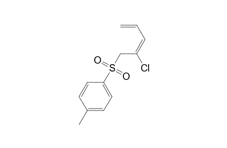 Benzene, 1-[(2-chloro-2,4-pentadienyl)sulfonyl]-4-methyl-, (E)-