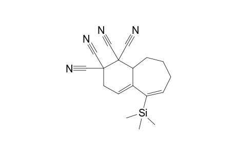 5-trimethylsilyl-7,8,9,9a-tetrahydro-3H-benzocycloheptene-1,1,2,2-tetracarbonitrile