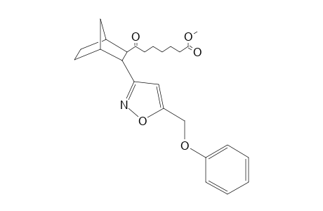 7-Oxo-7-[3-(5-phenoxymethyl-isoxazol-3-yl)-bicyclo[2.2.1]hept-2-yl]-heptanoic acid methyl ester
