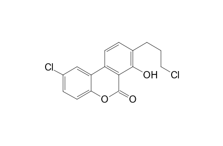 2-Chloro-7-hydroxy-8-(3-chloroproyl)-6H-benzo[c]chromen-6-one