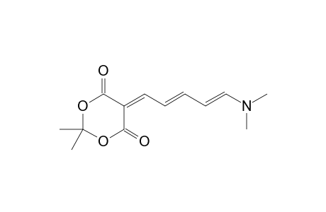 5-(5-Dimethylaminopenta-2,4-dienylidene)-2,2-dimethyl-1,3-dioxane-4,6-dione
