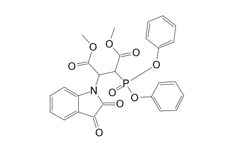 DIMETHYL-2-(2,3-DIOXO-2,3-DIHYDRO-1H-INDOL-1-YL)-3-(DIPHENOXYPHOSPHORYL)-SUCCINATE