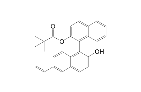 6-Vinyl-2-hydroxy-2'-pivaloyloxy-1,1'-binaphthyl