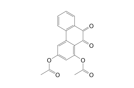 9,10-Phenanthrenedione, 1,3-bis(acetyloxy)-