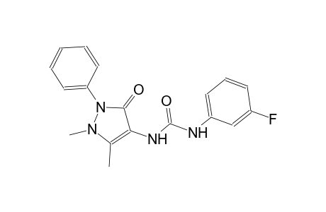 urea, N-(2,3-dihydro-1,5-dimethyl-3-oxo-2-phenyl-1H-pyrazol-4-yl)-N'-(3-fluorophenyl)-