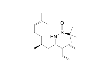 (SS,4S,6S)-N-tert-Butylsulfinyl-6,10-dimethyl-3-vinylundeca-1,9-dien-4-amine