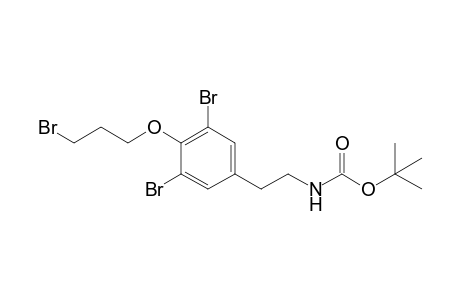 t-Butyl 3,5-dibromo-4-(3'-bromopropoxy)phenethyl-carbamate