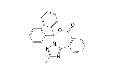 2-Methyl-5,5-diphenyl-[1,2,4]triazolo[1,5-d][2,4]benzoxazepin-7-one