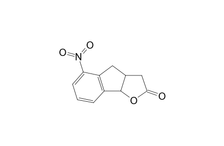 5-Nitro-3,3a,4,8b-tetrahydroindeno[1,2-b]furan-2-one