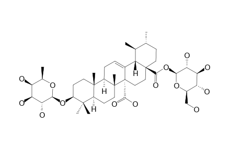 QUINOVIC-ACID-3-O-BETA-D-FUCOPYRANOSYL-(28->1)-GLUCOPYRANOSYLESTER