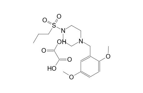 1-(2,5-dimethoxybenzyl)-4-(propylsulfonyl)piperazine oxalate